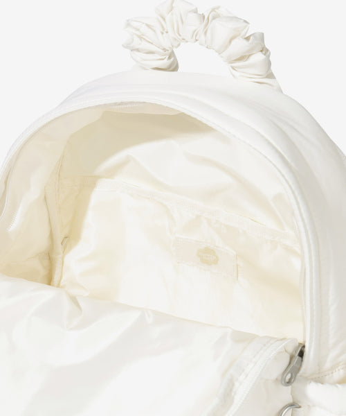 WOMAN SHIRRING MINI BACKPACK #SANA同款！ - 3 COLORS IVORY