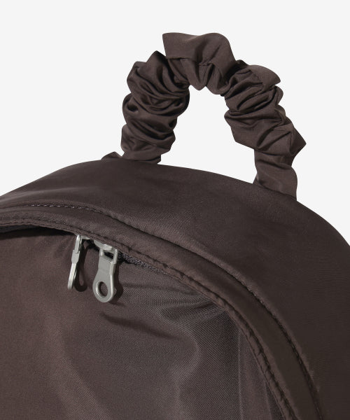 WOMAN SHIRRING MINI BACKPACK #SANA同款！ - 3 COLORS BROWN
