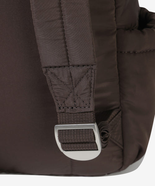 WOMAN SHIRRING MINI BACKPACK #SANA同款！ - 3 COLORS BROWN