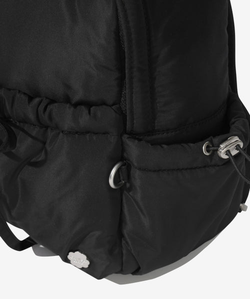 WOMAN SHIRRING MINI BACKPACK #SANA同款！ - 3 COLORS BLACK