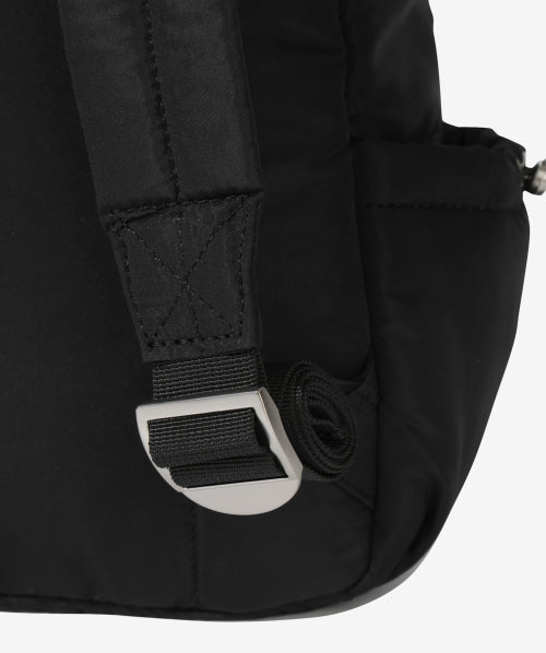 WOMAN SHIRRING MINI BACKPACK #SANA同款！ - 3 COLORS BLACK