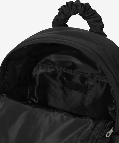 WOMAN SHIRRING MINI BACKPACK #SANA同款！ - 3 COLORS BLACK