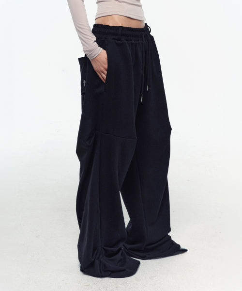 SLOUCHY SWEATPANTS - 2 COLORS BLACK