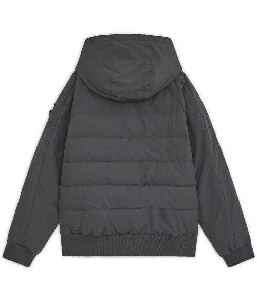 BUTTON JACKET - 2 COLORS CHARCOAL