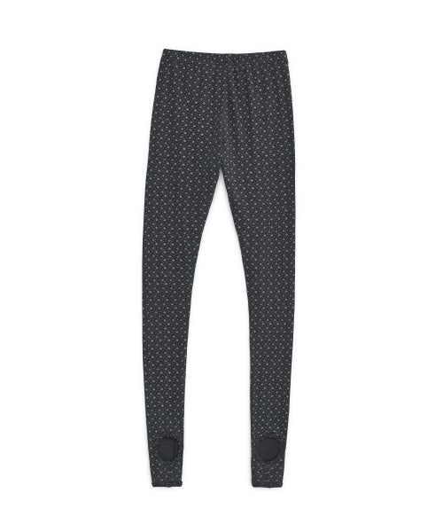 NORDIC PATTERN TIGHTS - 2 COLORS CHARCOAL