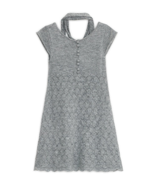 KNIT DRESS - 2 COLORS GREY