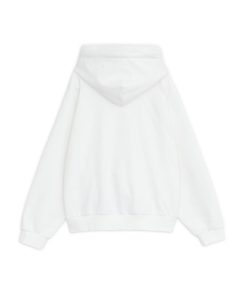 PIXEL FUR HOODED ZIP-UP - 2 COLORS WHITE