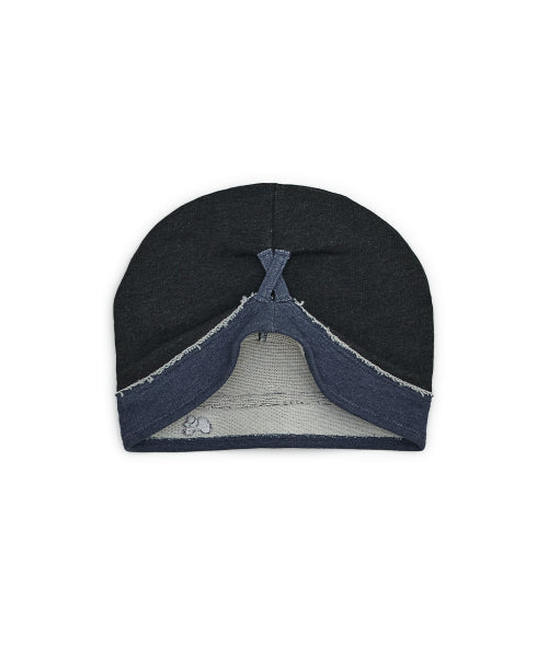 STRAP BEANIE - 3 COLORS BLACK