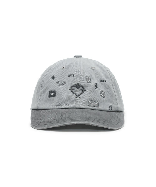 WASHED BALL CAP - 2 COLORS GREY