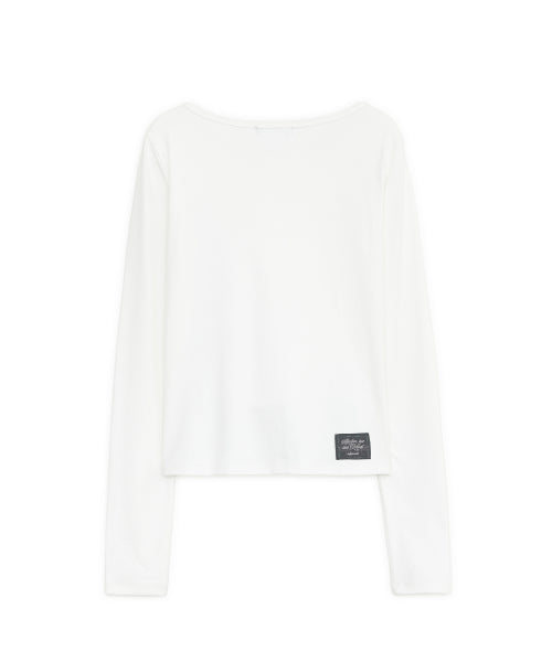 LONG SLEEVE TEE - 3 COLORS WHITE