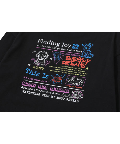 FINDING LONG SLEEVE - 2 COLORS BLACK