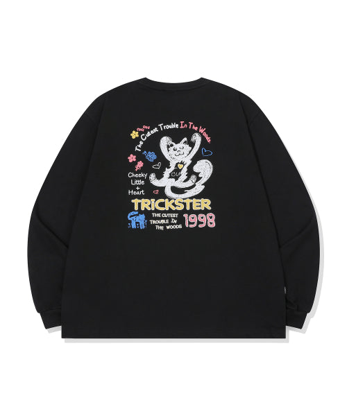 CAT LONG SLEEVE - 2 COLORS BLACK
