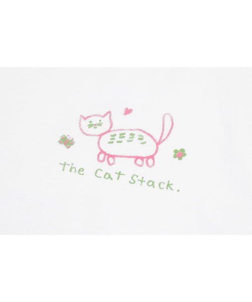 CAT LONG SLEEVE - 2 COLORS WHITE