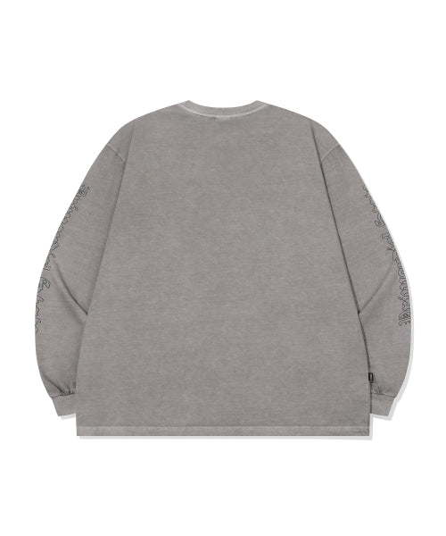 PRIMORDIAL PIGMENT LONG SLEEVE - 2 COLORS GHOST GREY