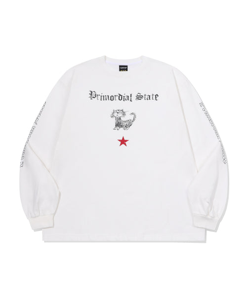 PRIMORDIAL LONG SLEEVE STAR - 3 COLORS WHITE