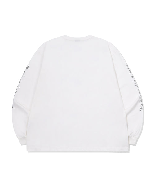 PRIMORDIAL LONG SLEEVE STAR - 3 COLORS WHITE
