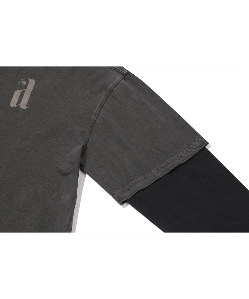 LAYERED LONG SLEEVE - 2 COLORS BLACK
