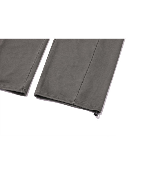 ETHNIC SYMBOL PIGMENT SWEATPANTS - 2 COLORS DARK GREY