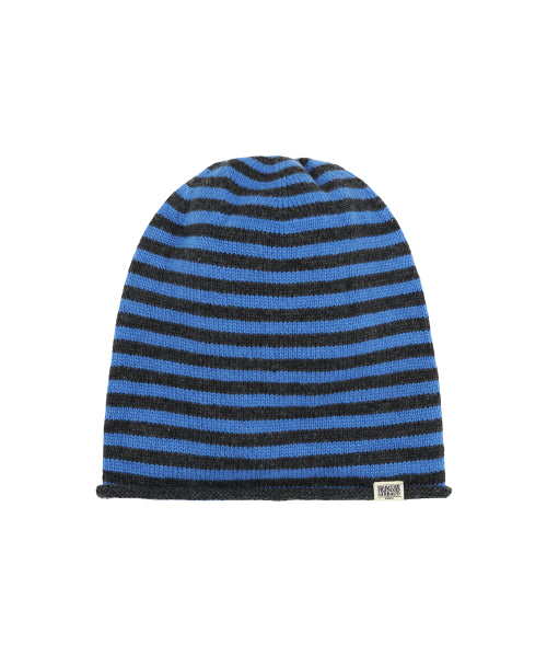 MICRO CLASSIC LOGO STRIPE BEANIE - 2 COLORS BLUE