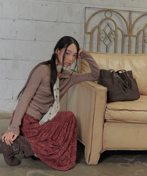 OAT CRINKLE DOT SCARF AS SHOWN