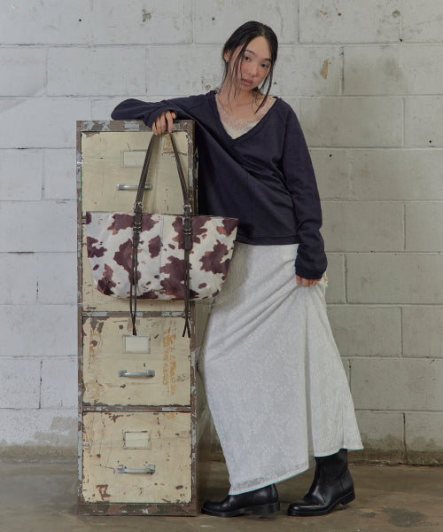 JACQUARD VAIL LONG SKIRT AS SHOWN