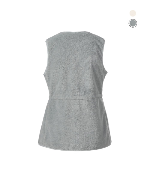 WOMEN COSTONI FLEECE VEST #高允真同款! - 2 COLORS SAGE GREEN