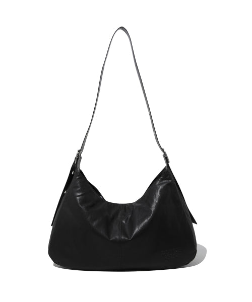WOMAN BIG BELT LARGE SHOULDER BAG #SANA同款！ - 2 COLORS BLACK