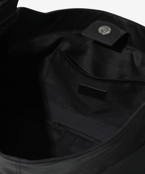 WOMAN BIG BELT LARGE SHOULDER BAG #SANA同款！ - 2 COLORS BLACK