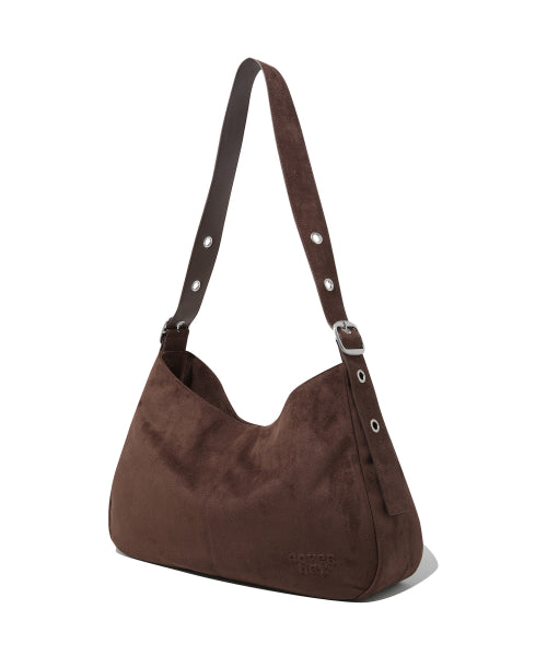 WOMAN BIG BELT LARGE SHOULDER BAG #SANA同款！ - 2 COLORS BROWN