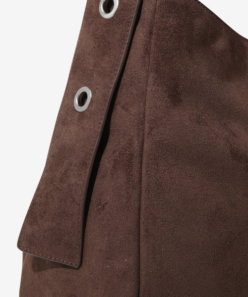 WOMAN BIG BELT LARGE SHOULDER BAG #SANA同款！ - 2 COLORS BROWN