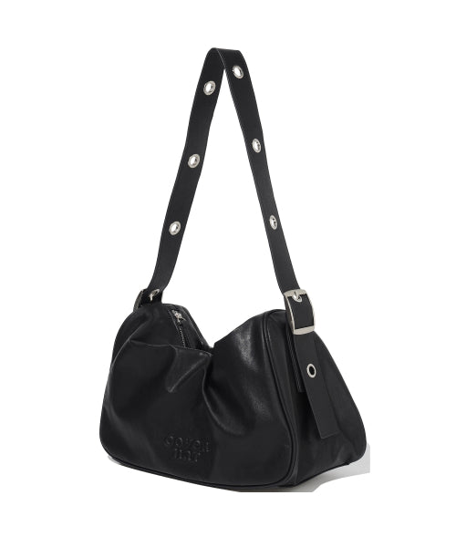 WOMAN BIG BELT SMALL SHOULDER BAG #SANA同款！ - 3 COLORS BLACK