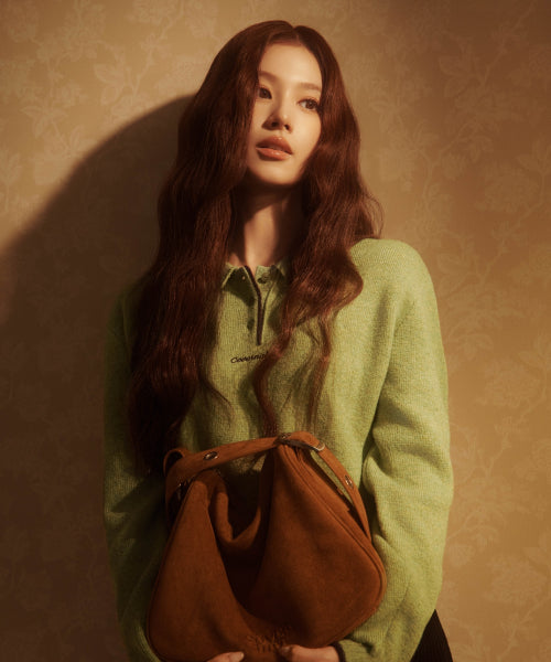 WOMAN BIG BELT SMALL SHOULDER BAG #SANA同款！ - 3 COLORS OLIVE