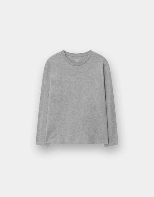 PERFECT BASIC LONG SLEEVE TEE - 9 COLORS BROWN