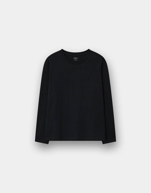 PERFECT BASIC LONG SLEEVE TEE - 9 COLORS BROWN