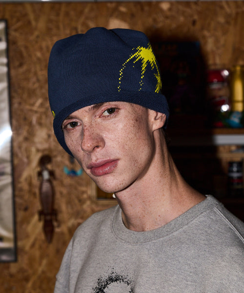 GALAXY ROLL BEANIE - 4 COLORS NAVY