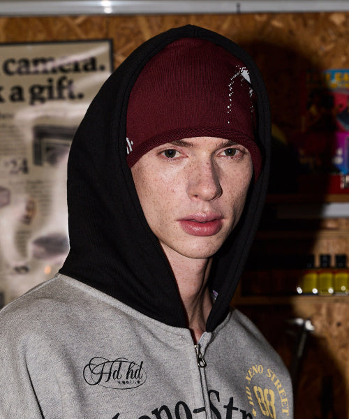 GALAXY ROLL BEANIE - 4 COLORS BURGUNDY