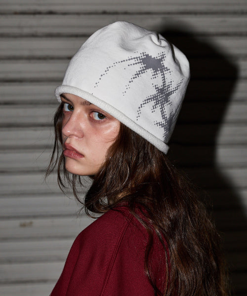 GALAXY ROLL BEANIE - 4 COLORS WHITE
