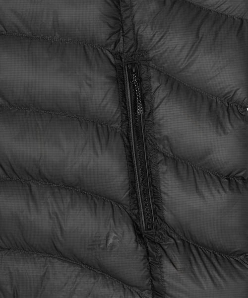 FLYING 77 SUPERLIGHT STAND NECK LIGHTWEIGHT PADDED JACKET - 4 COLORS BLACK