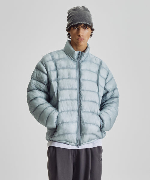 FLYING 77 SUPERLIGHT STAND NECK LIGHTWEIGHT PADDED JACKET - 4 COLORS A/BLUE
