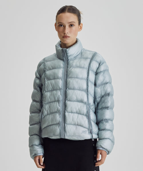 FLYING 77 SUPERLIGHT STAND NECK LIGHTWEIGHT PADDED JACKET - 4 COLORS A/BLUE