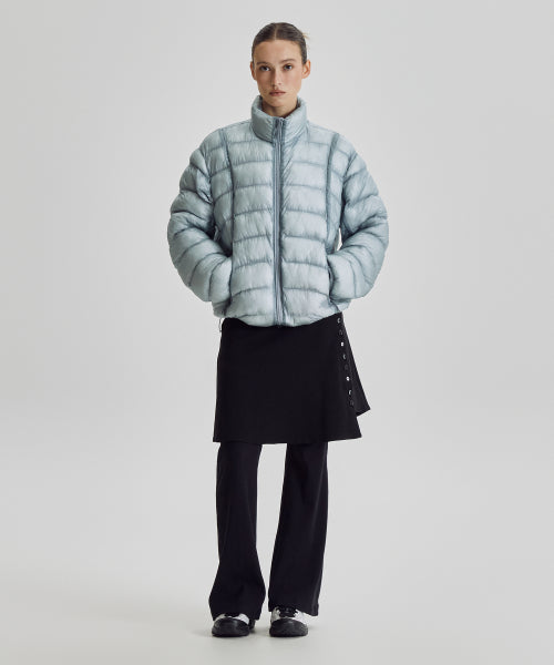 FLYING 77 SUPERLIGHT STAND NECK LIGHTWEIGHT PADDED JACKET - 4 COLORS A/BLUE