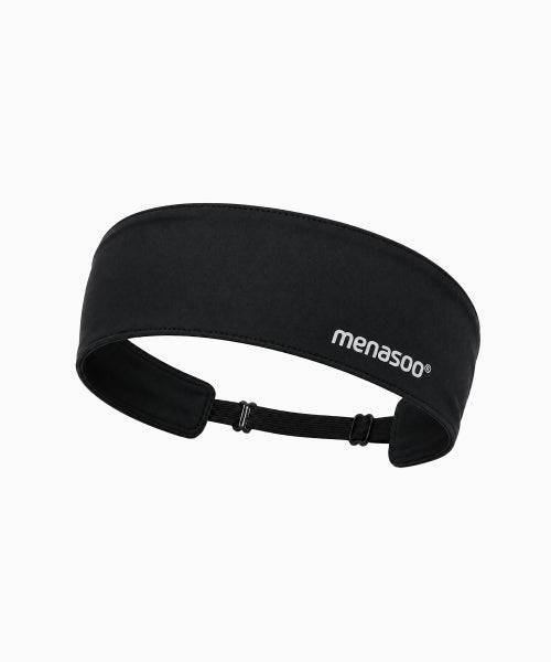 GLOW RUNNING HEADBAND - 3 COLORS BLACK