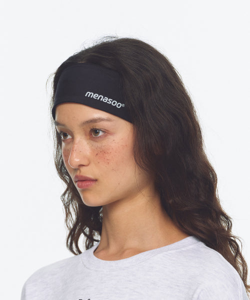 GLOW RUNNING HEADBAND - 3 COLORS BLACK