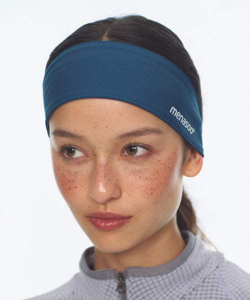GLOW RUNNING HEADBAND - 3 COLORS BLUE