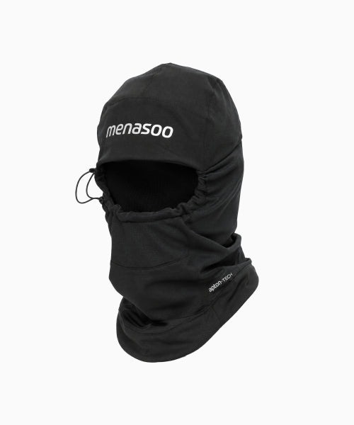 FLEECE LINED BALACLAVA NECK WARMER - 2 COLORS BLACK