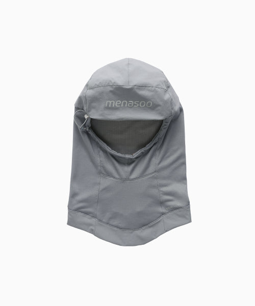 FLEECE LINED BALACLAVA NECK WARMER - 2 COLORS GREY