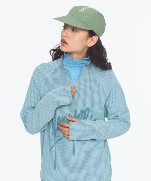 NEO CURVE WAFFLE HALF ZIPUP - 3 COLORS BLUE