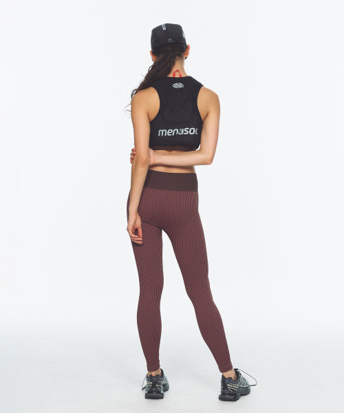 TWO TONE WHOLEGARMENT KNIT LONG LEGGINGS 10부 PINK