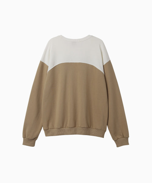 LETTERING SWEATSHIRT - 3 COLORS BEIGE