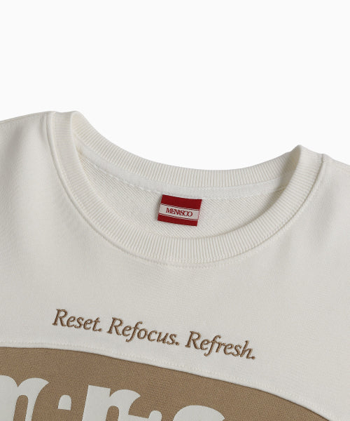 LETTERING SWEATSHIRT - 3 COLORS BEIGE